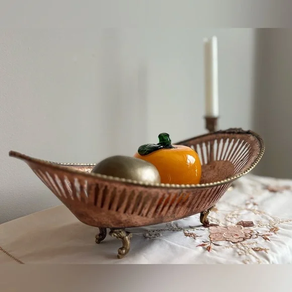 3 / $30 VINTAGE Decorative Fruit / Trinket Bowl - Picture 2 of 4